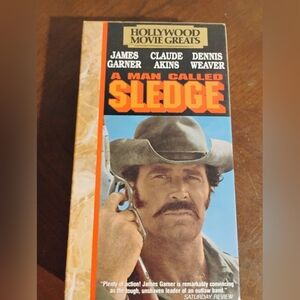 A Man Called Sledge VHS Tape